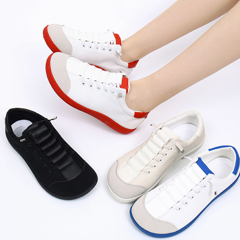 Wide Toe Casual Sneakers