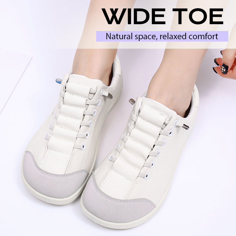 Wide Toe Casual Sneakers