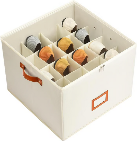 🥳2026 HOT SALE🥳💞50K+ SOLD!💥 Foldable Shoe Storage Box – Holds 8-16 pairs, fits tiny spaces. Dustproof & breathable, clear lid for easy view. A clutter-free closet in minutes. 🏠✨
