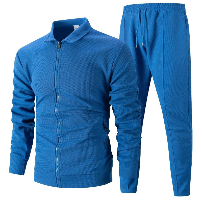 Men’s Stylish Lapel Jacket & Jogger Pants 2-Piece Set✈️Free shipping today!