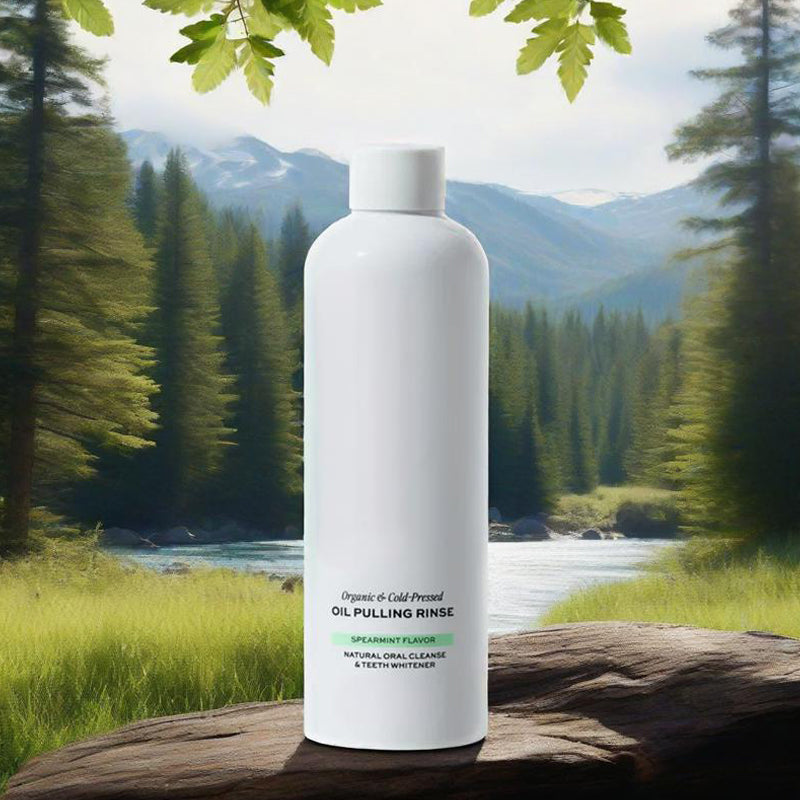 Spearmint Oil Pulling Mouthwash