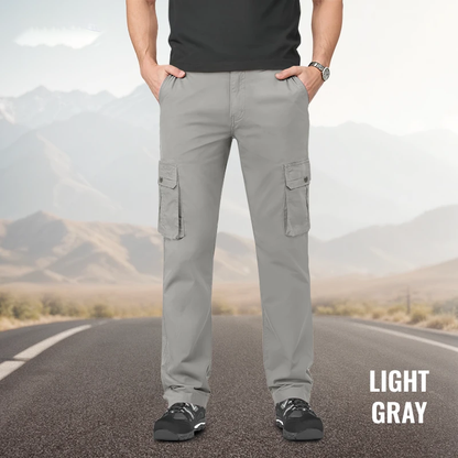 Durable Men’s Cargo Pants 🥾 – Multi-Pocket Relaxed Fit for Camping/Street Wea