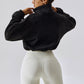🔥Hot Sale Offers-Casual Fuzzy Stand Collar Jacket