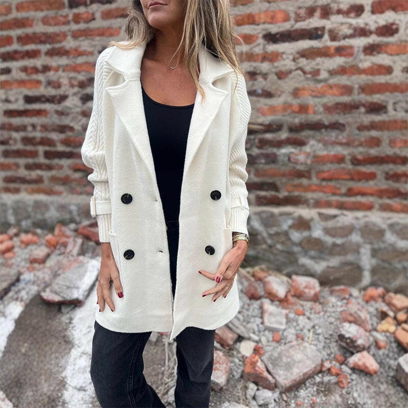 ❄️🍂Women’s Mid-Length Lapel Double Breasted Coat -❤️‍🔥Stay cosy this winter!