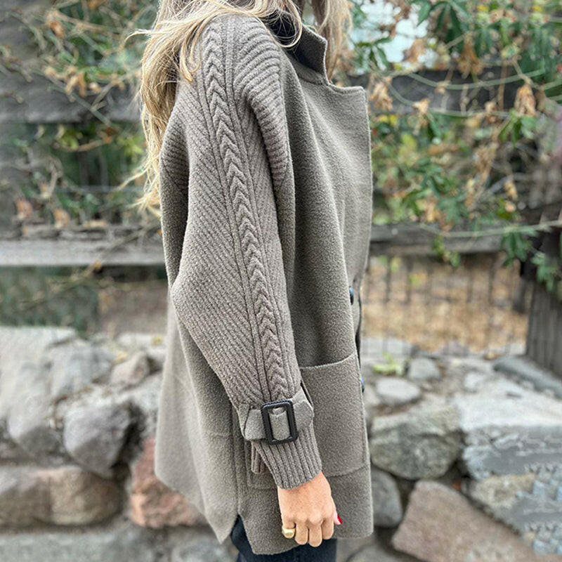 ❄️🍂Women’s Mid-Length Lapel Double Breasted Coat -❤️‍🔥Stay cosy this winter!