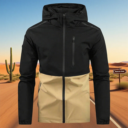 🎉🛍️HOT SALE 50% OFF🎉Men’s Color-block Hooded Windproof Casual Jacket
