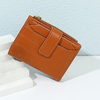 Women’s Compact Solid Color Wallet