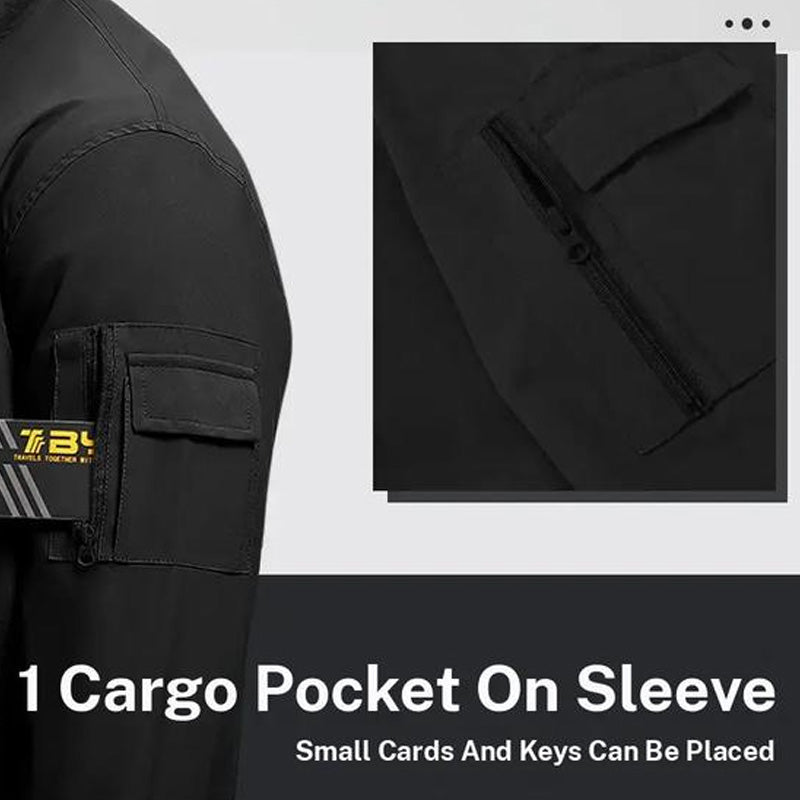 Men's Lightweight Bomber Jacket-💪Windproof and splash-proof