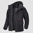 Men's Winter Drawstring Cotton Military Driver Jacket - Comfort and Style Combined