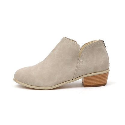 Women's Chunky & Low Heel Ankle Booties