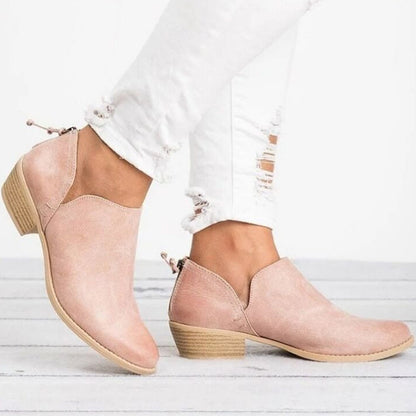 Women's Chunky & Low Heel Ankle Booties
