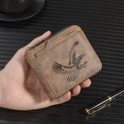🔥Men's Eagle Embossed Wallet -🦅Luxury items for every Men!🏆
