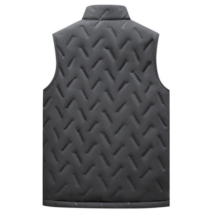 ✨️❄️Unisex Winter Warm Casual Sleeveless Quilted Vest With Fleece Lining