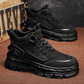 Men's Retro Casual Chunky Ankle Boots