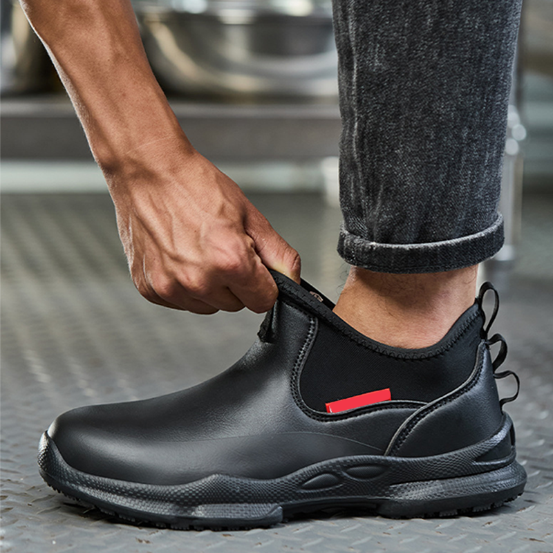 Men's Slip-On Anti-Slip Safety Shoes -🦶All-Day Comfort!