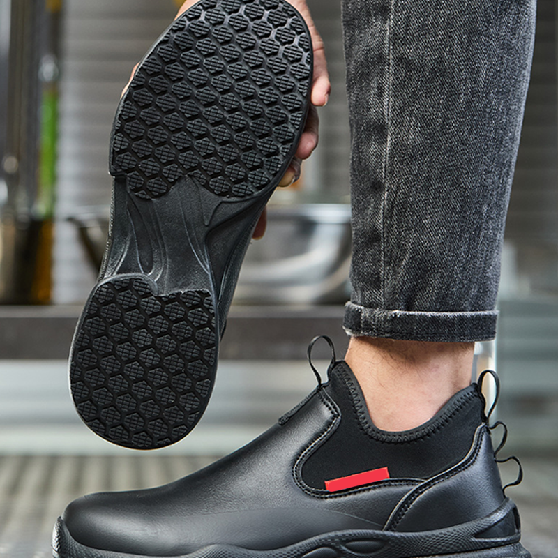 Men's Slip-On Anti-Slip Safety Shoes -🦶All-Day Comfort!
