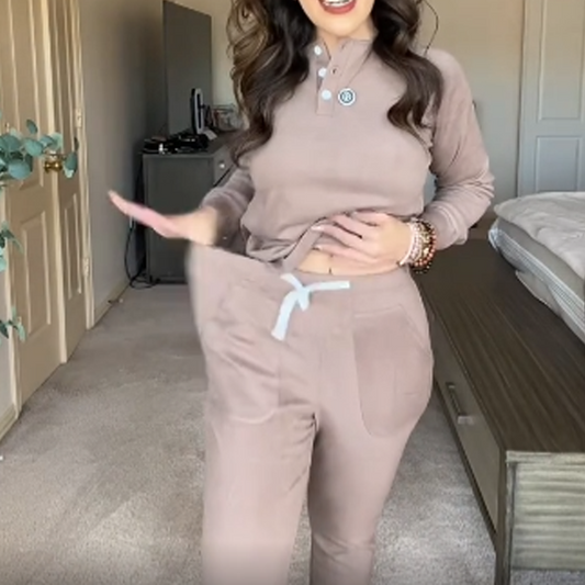 CozyContour Drawstring Lounge Set