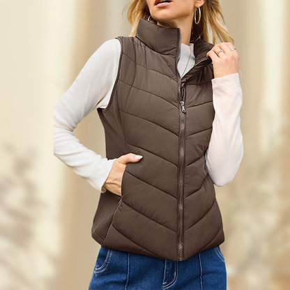 Women's Warm Stand Collar Vest | Casual Daily Layering Essential ✨