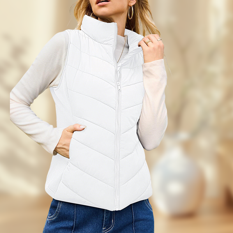 Women's Warm Stand Collar Vest | Casual Daily Layering Essential ✨