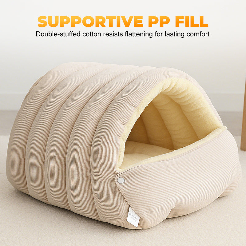 Warmth Cozy Comfort  Plush Pet Cave