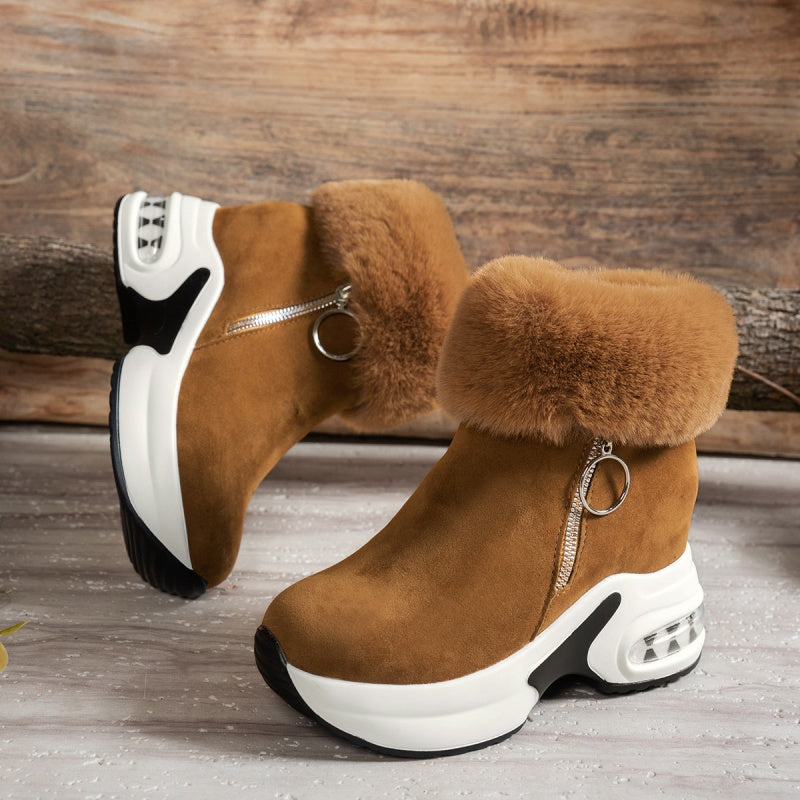 Women’s Thick Sole Lined Ankle Boots