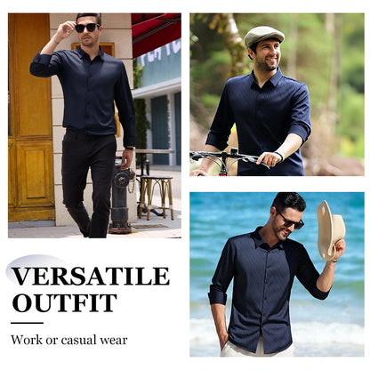 👔 Men's Casual Fashion Long-Sleeve Shirt