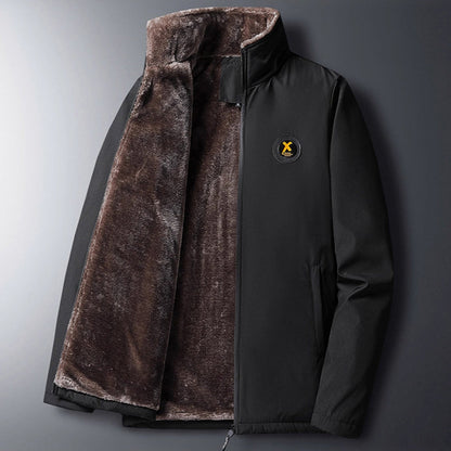 Men's Warm Plush Lined Jacket
