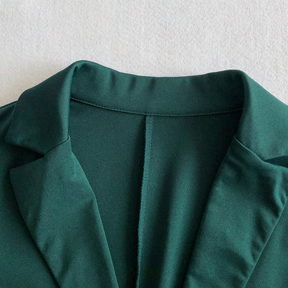 🔥Women's Business Solid Blazer ＆ Pants 2-Piece Set
