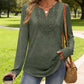 New!🌟Women’s Elegant V-Neck Long Sleeve Top