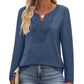 New!🌟Women’s Elegant V-Neck Long Sleeve Top