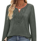 New!🌟Women’s Elegant V-Neck Long Sleeve Top