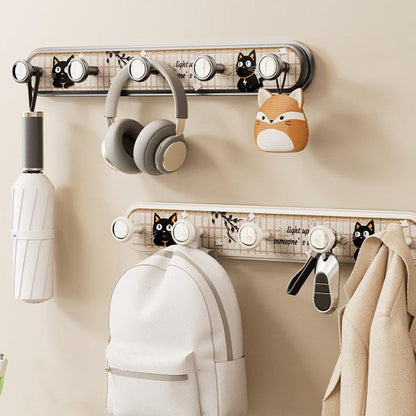 🔥Suction Cup Wall Mount -👍with 5 Hooks!
