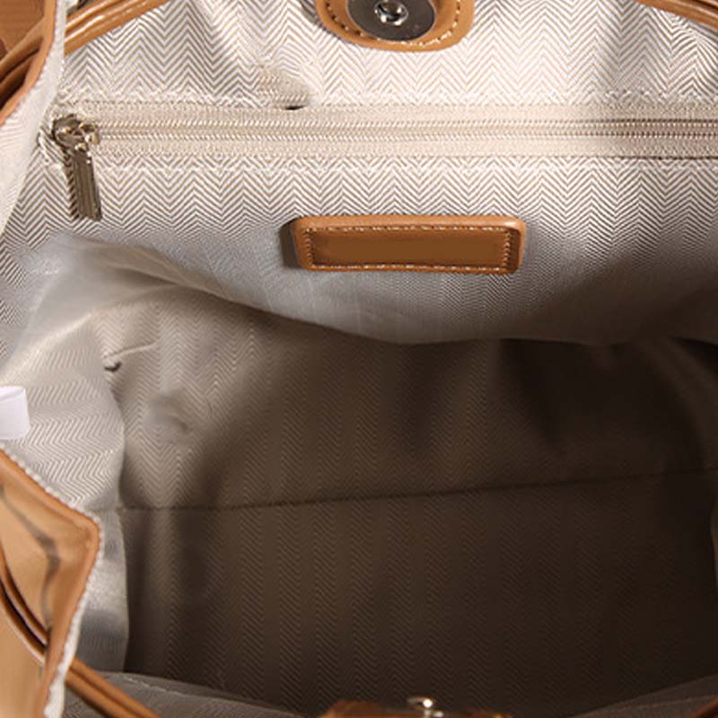 PU Leather Fashion Drawstring Backpack for Women