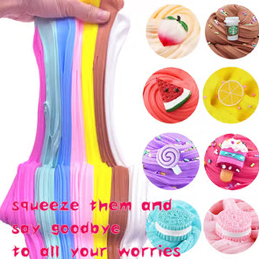 🎁👼Fun Cloud Fluffy Clay Play Kit for Kids -👏Won’t stick to hair or clothes!