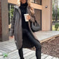 Women's Zip-Up Mid-Length Hooded Jacket