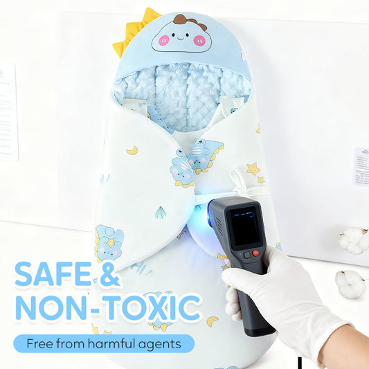 Cartoon Baby Sleep Sack with Anti-Startle Design