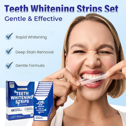 🔥Gentle & Effective Teeth Whitening Strips Set