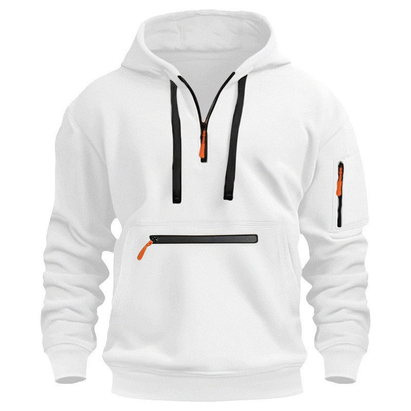 Men's Warm Utility Quarter-Zip Hoodie -👏Comfort, style, and practicality are combined in one versatile piece!