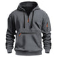 Men's Warm Utility Quarter-Zip Hoodie -👏Comfort, style, and practicality are combined in one versatile piece!