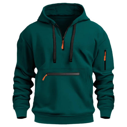 Men's Warm Utility Quarter-Zip Hoodie -👏Comfort, style, and practicality are combined in one versatile piece!
