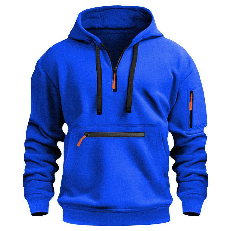 Men's Warm Utility Quarter-Zip Hoodie -👏Comfort, style, and practicality are combined in one versatile piece!