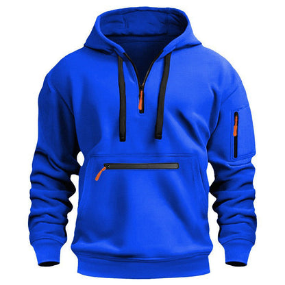 Men's Warm Utility Quarter-Zip Hoodie -👏Comfort, style, and practicality are combined in one versatile piece!