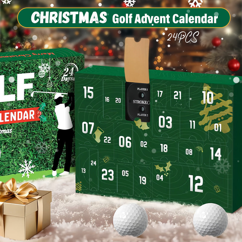 🎁Gift Idea Hot Sale🔥24PCS Christmas Golf Advent Calendar