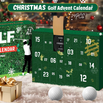 🎁Gift Idea Hot Sale🔥24PCS Christmas Golf Advent Calendar