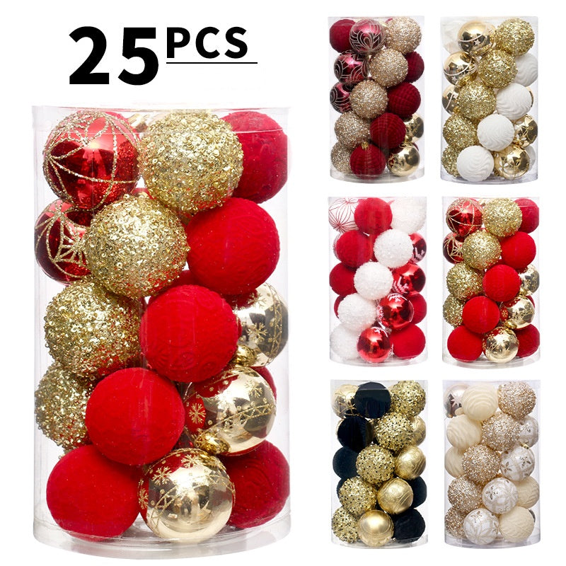 25 PCS Christmas Tree Ornament Balls