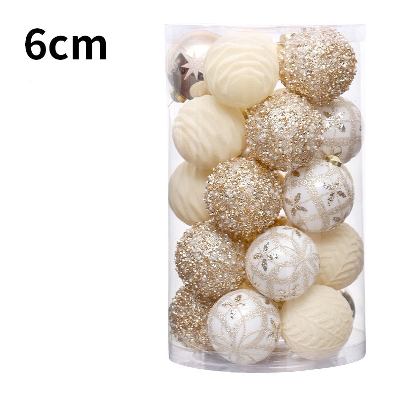 25 PCS Christmas Tree Ornament Balls