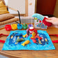 🏆Toddler Cloth Fishing Toy Set with Stacking Cups