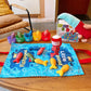 🏆Toddler Cloth Fishing Toy Set with Stacking Cups