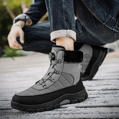Men’s Cozy Boots With Soft Faux Fur Lining