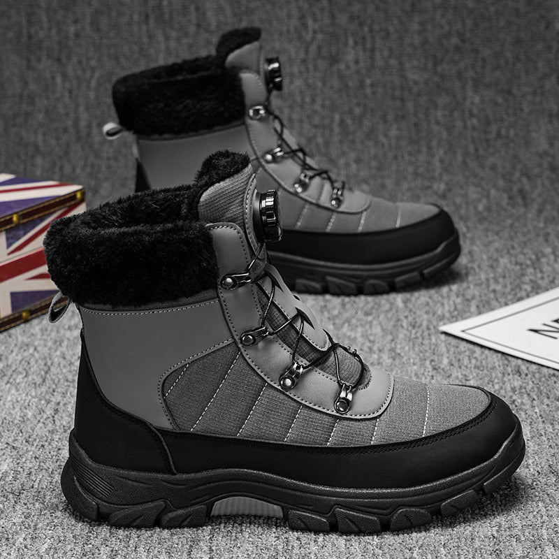 Men’s Cozy Boots With Soft Faux Fur Lining